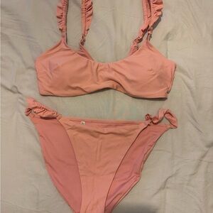 Aerie Pink Bikini Swimwear Set